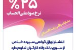 انتشار اوراق گواهی سپرده خاص از سوی بانک رفاه کارگران تداوم دارد
